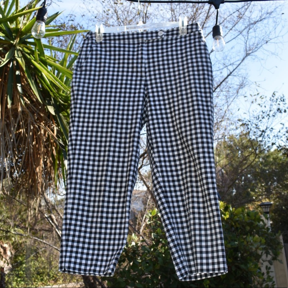 Talbots Gingham Capris